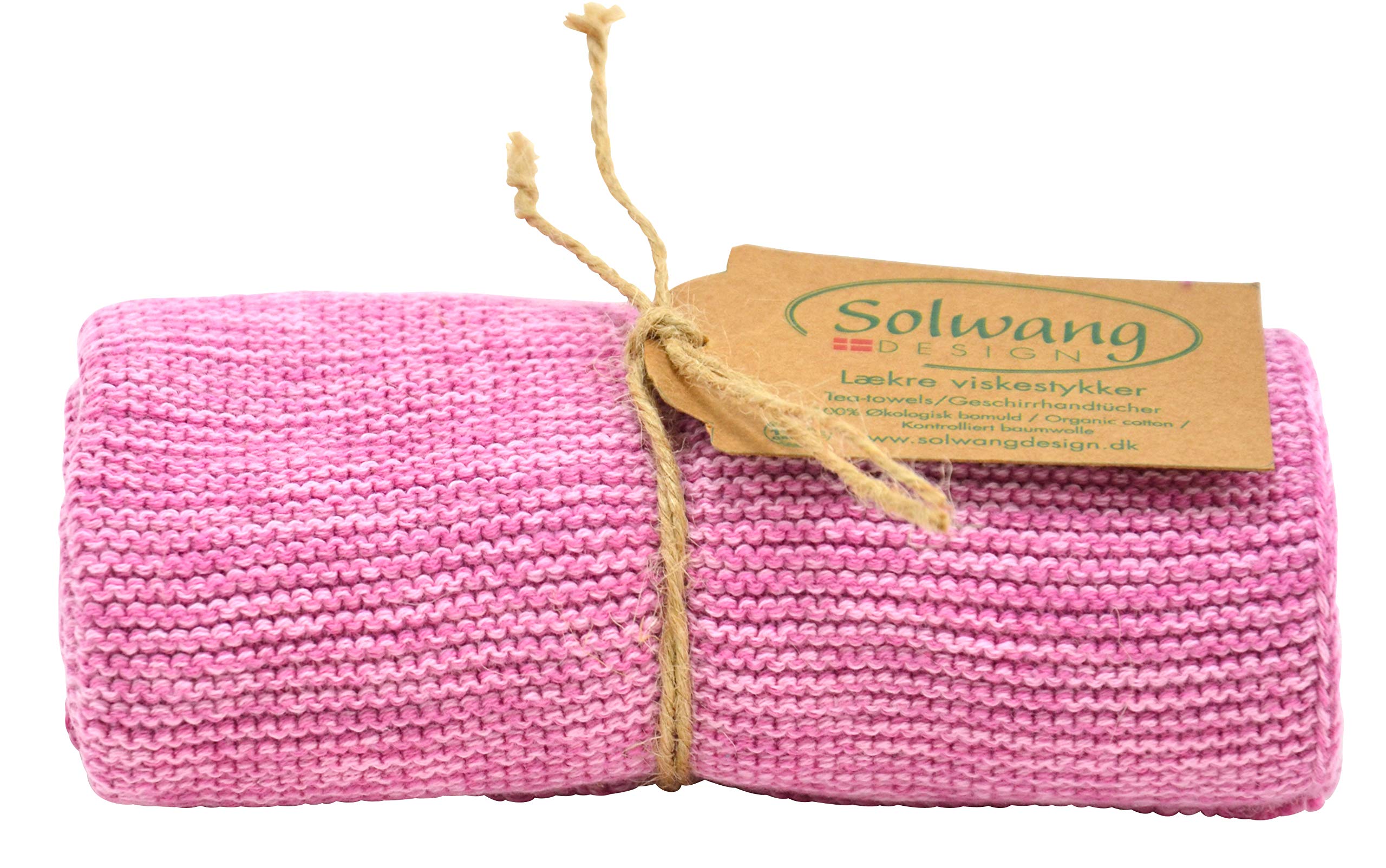 100% Certified Organic Cotton Kitchen & Hand Towels | Eco-Friendly, Made in India | Danish Design for Bathroom, Kitchen & Spa Use