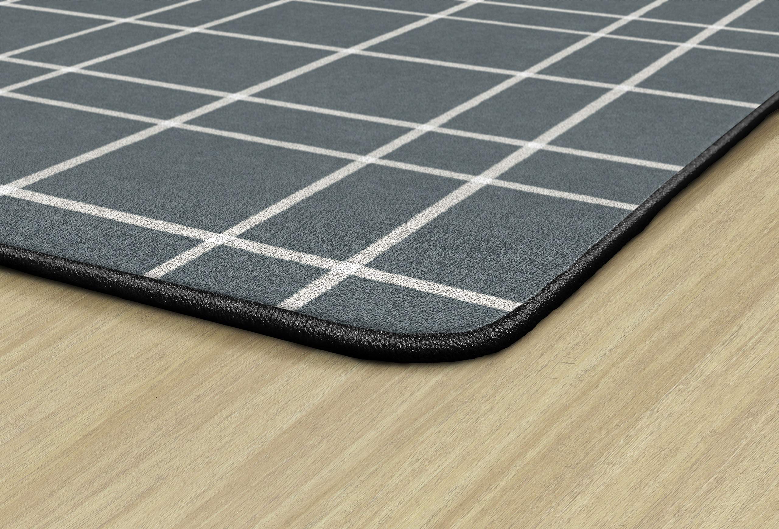 Premium Checkered Area Rug for Kids Classroom, Playroom, Living Room, Bedroom & Kitchen - Non-Slip 7'6