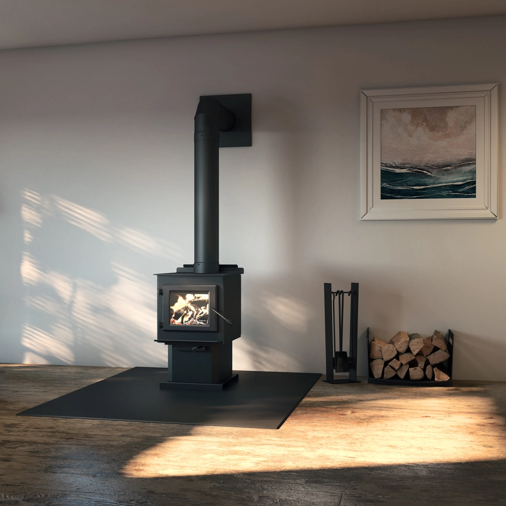 Englander Blue Ridge 100 EPA Certified Wood Burning Stove - Model ESW0001 for Home Heating & Cabin Warmth
