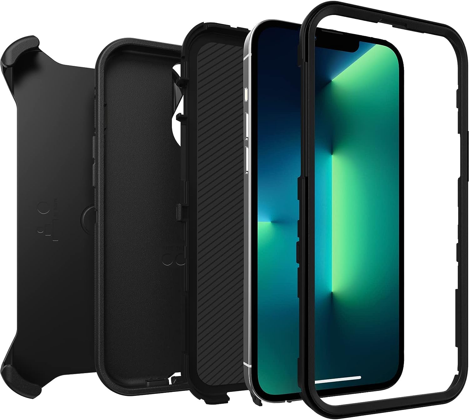 OtterBox Defender Series SCREENLESS Edition Protective Case for iPhone 13 Pro Max & iPhone 12 Pro Max - Black/Realtree Camouflage | Heavy Duty Shockproof Cover for Outdoor, Work & Adventure Use