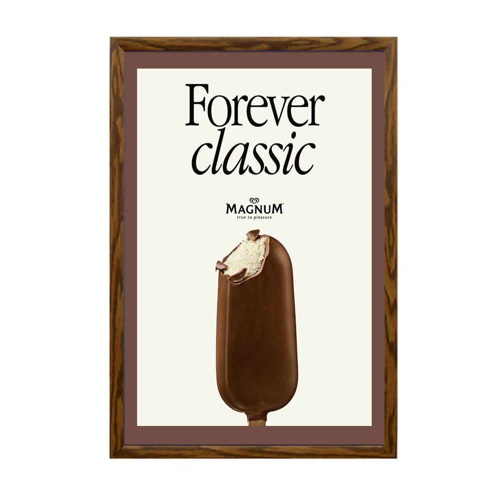 Premium 14x22 Designer Wood Snap Frames for Posters - 3 Wide Matboard Display - Perfect for Art Galleries, Home Decor & Office Presentations