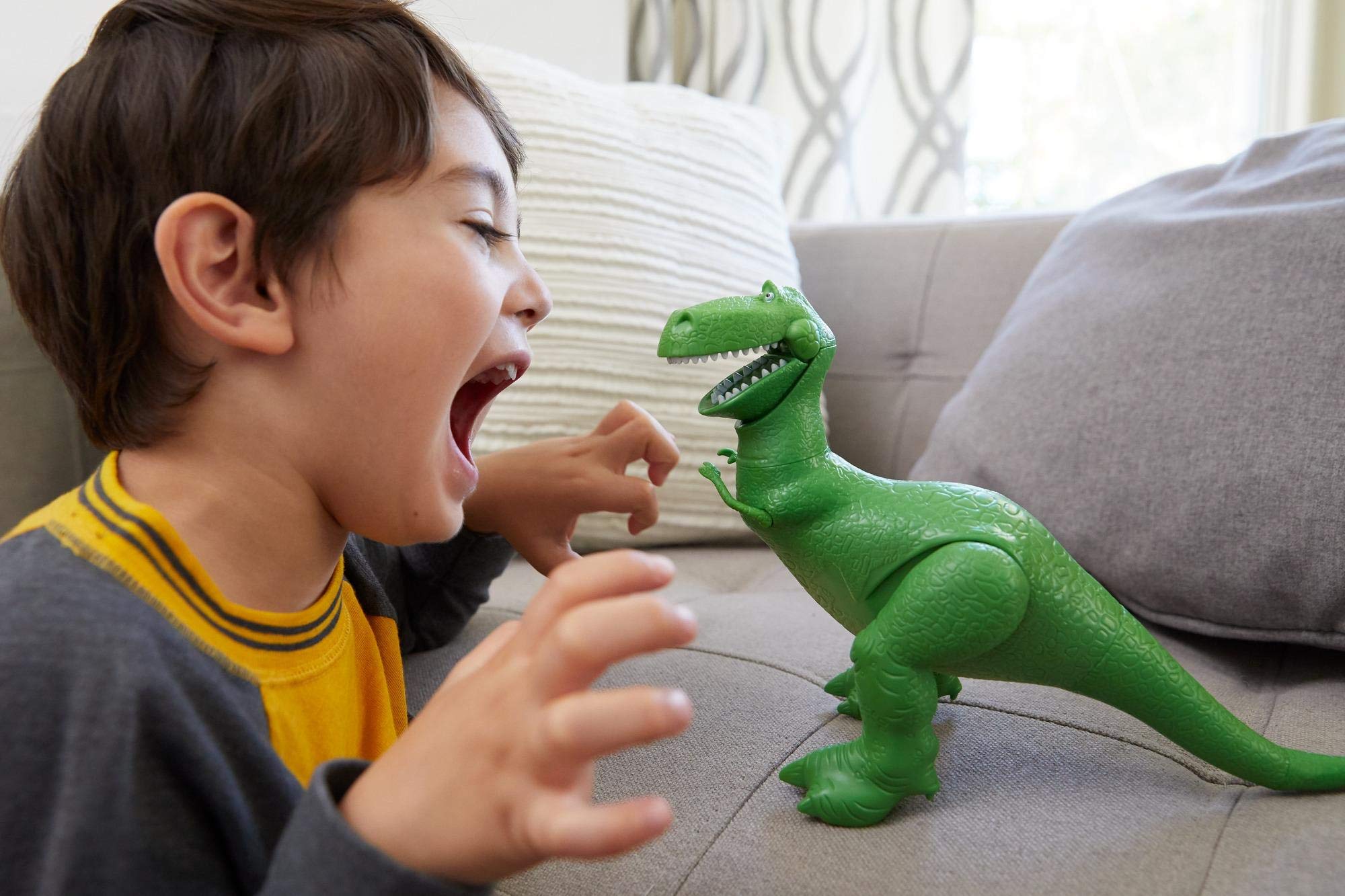 Official Disney Pixar Toy Story Rex Dinosaur Action Figure - Collectible Toy for Kids & Fans, Perfect for Playtime, Display & Gifts