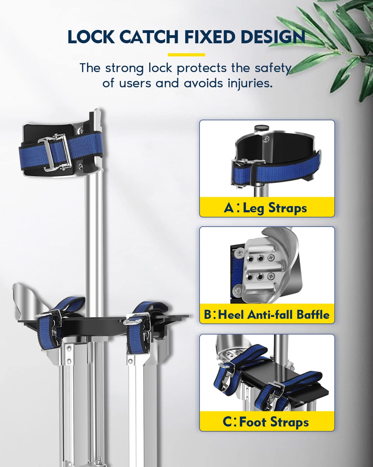 Adjustable Aluminum Drywall Stilts 24