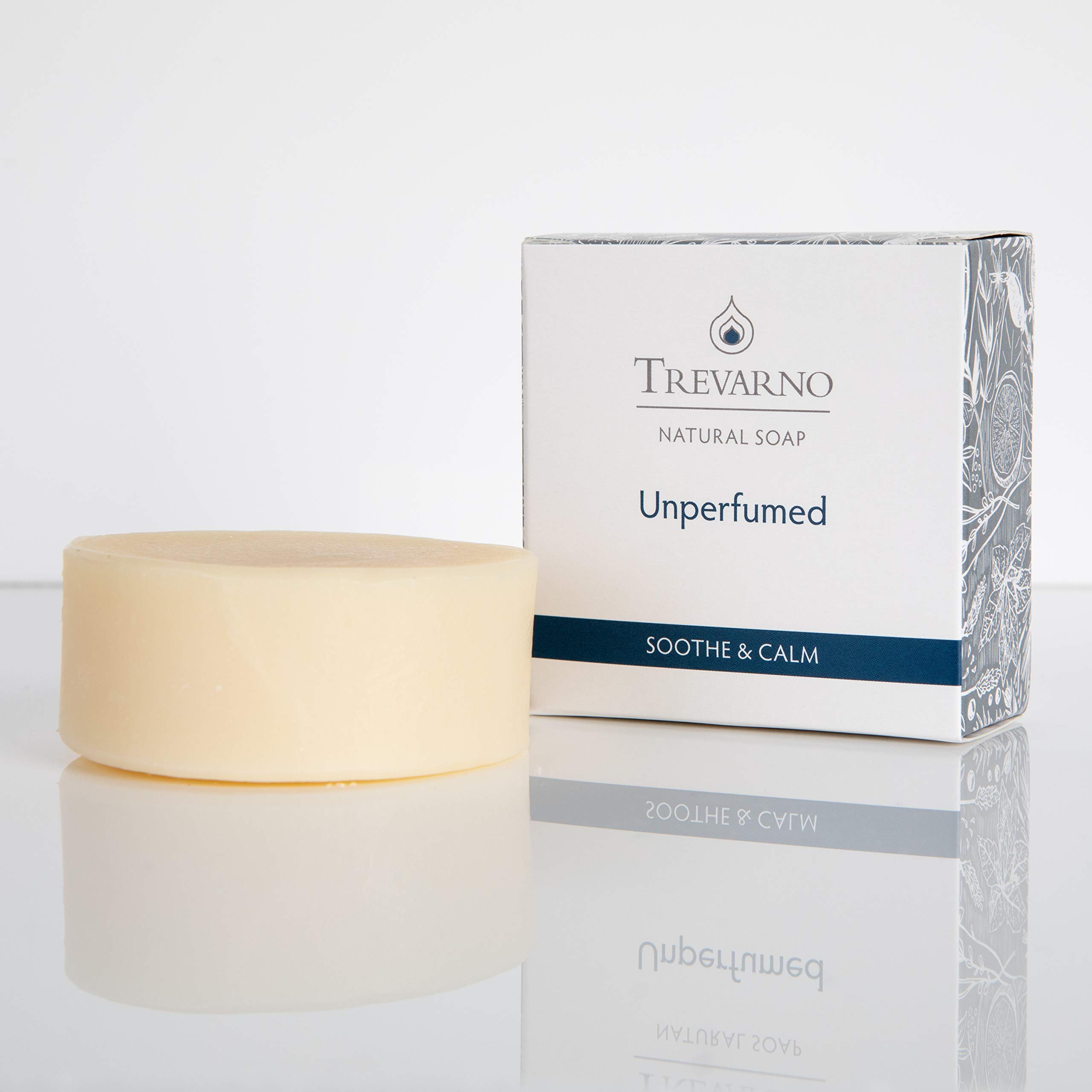 Natural Unscented Soap Bar 75g - Gentle Cleansing for Sensitive Skin, Vegan & Cruelty-Free - Perfect for Daily Face & Body Wash, Travel & Eco-Friendly Bathroom