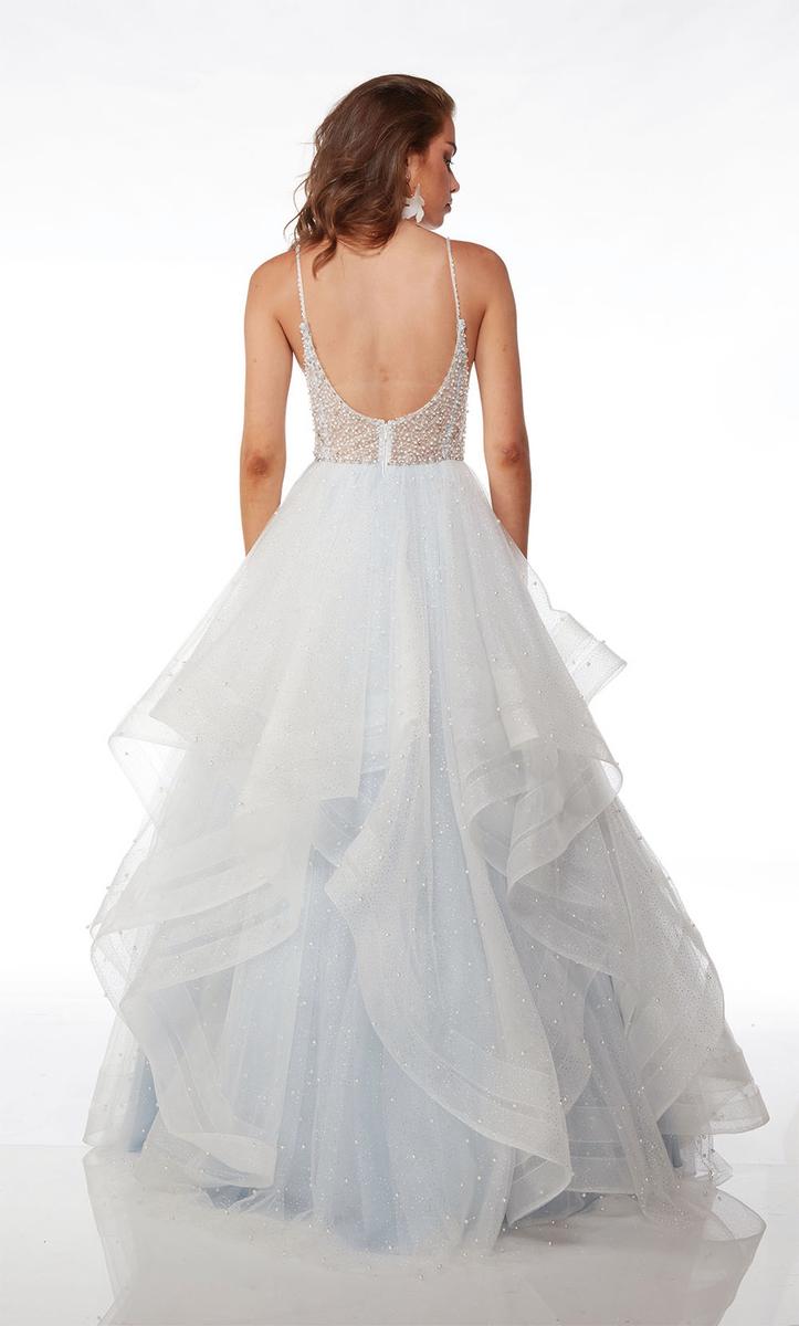 Alyce Paris Elegant A-Line Ruffle Ball Gown 61672 - Perfect for Prom, Quinceañera & Formal Evening Events