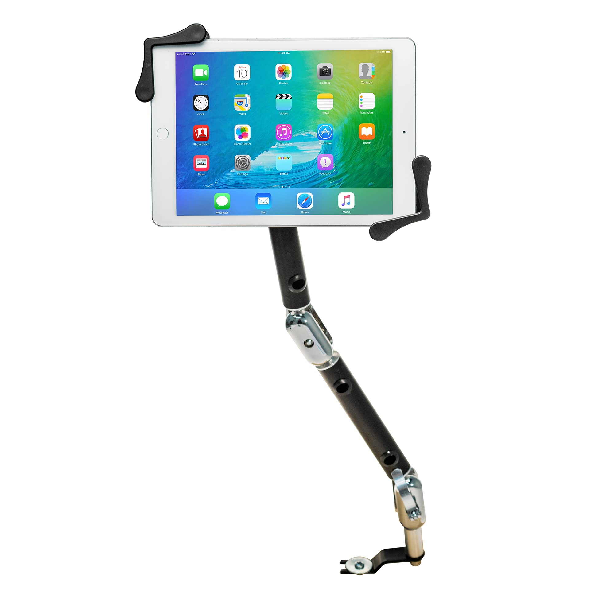 CTA Digital PAD-MFCM Multi-Flex Car Mount Holder for Tablets & iPads - Adjustable Dashboard & Windshield Stand for Safe Driving & Navigation