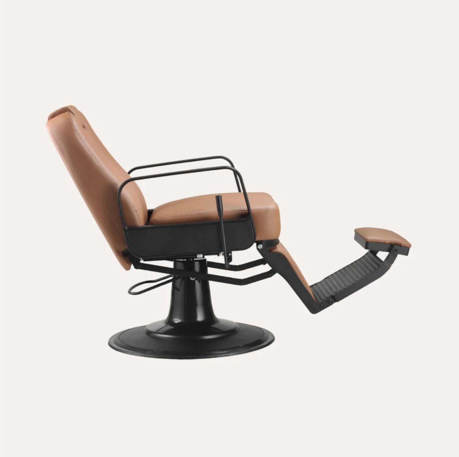 Premium Titan Barber Chair - Professional Salon & Home Haircut Styling Chair with Adjustable Height & Reclining Back for Barbershops, Salons & Home Use