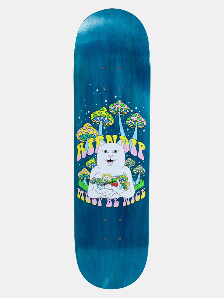 Rip N Dip Trippy Treatz Skateboard - Blue | Premium Cruiser Board for Skateboarding & Street Art | Perfect for Skaters, Collectors & Urban Lifestyle Enthusiasts