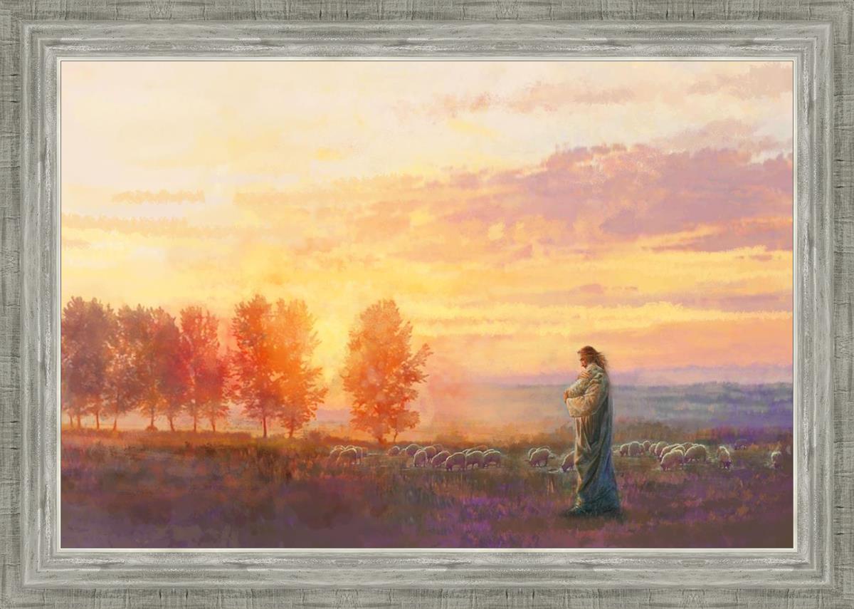 Eventide By Yongsung Kim - Premium Christian Wall Art for Home & Church Decor | Inspirational Bible Verse Canvas Painting | Perfect for Living Room, Bedroom & Worship Spaces