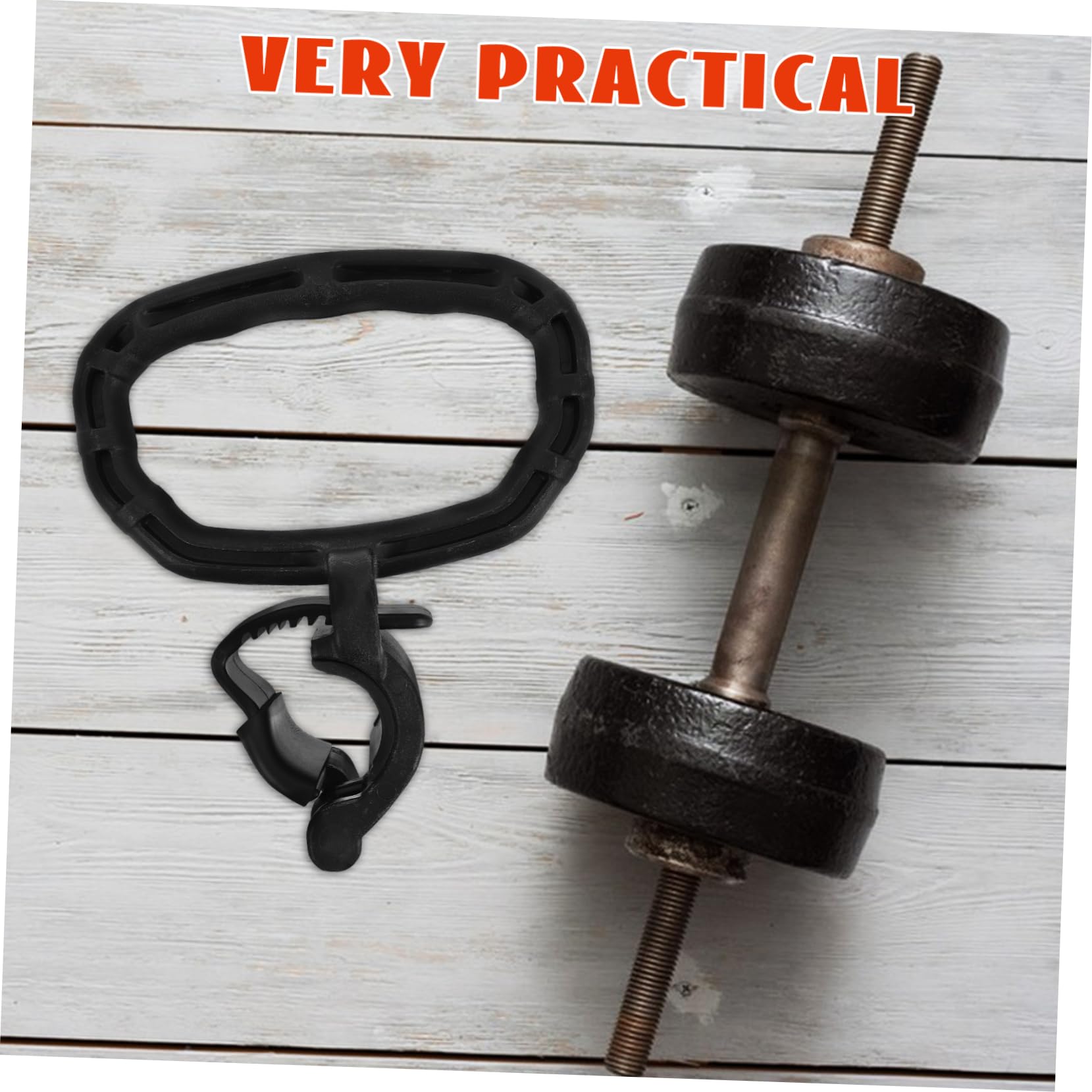 Happyyami Dumbbell Grip Handle - Kettlebell Conversion Bar for Home Gym, Heavy Duty Fitness Accessory with Non-Slip Design - Perfect for Strength Training, CrossFit, and Weightlifting Workouts