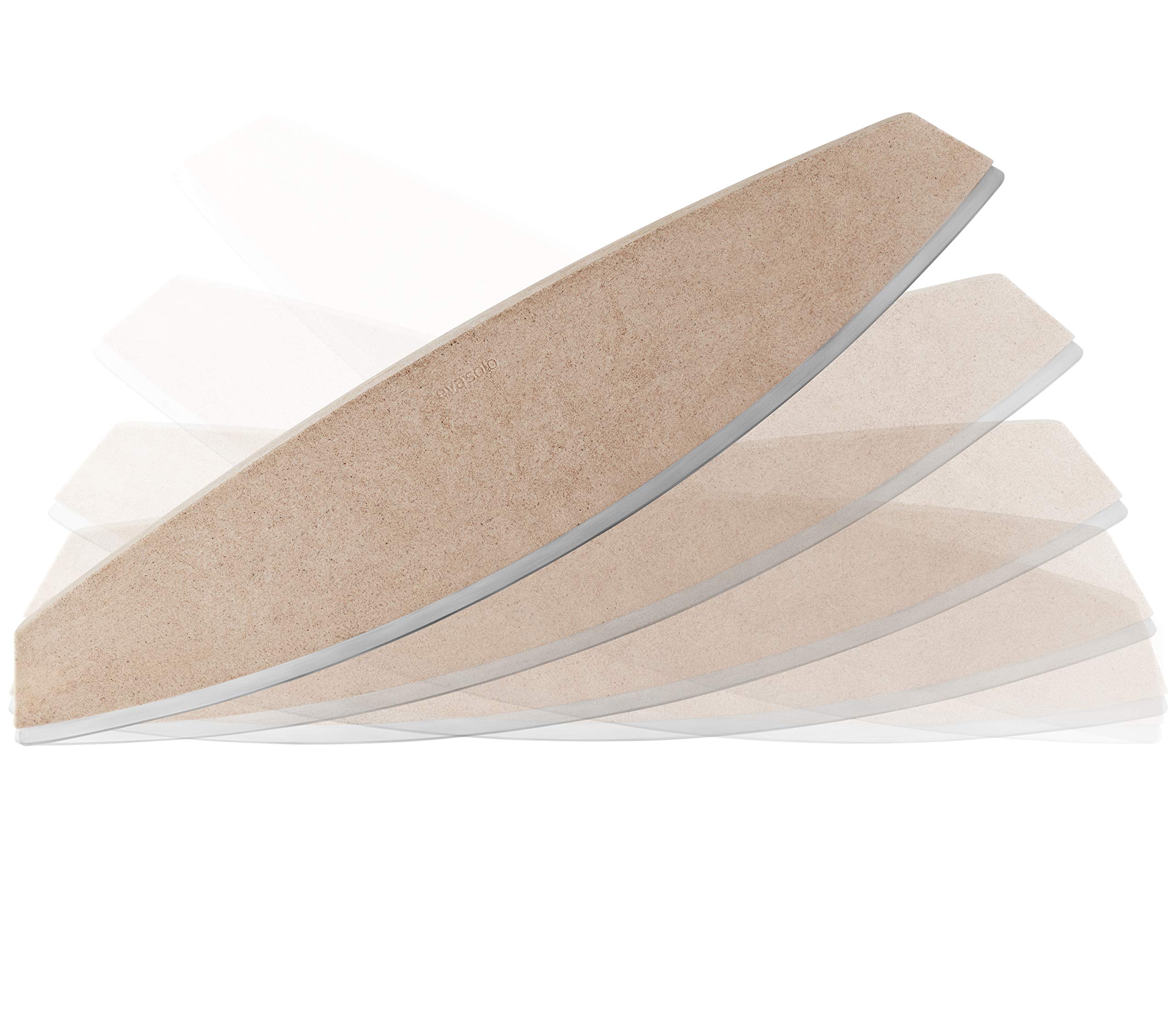 Premium Eva Solo Nordic Kitchen Pizza Knife & Herb Cutter - Stainless Steel Mezzaluna for Perfect Slicing - Ideal for Pizza, Herbs, Vegetables & Charcuterie Boards