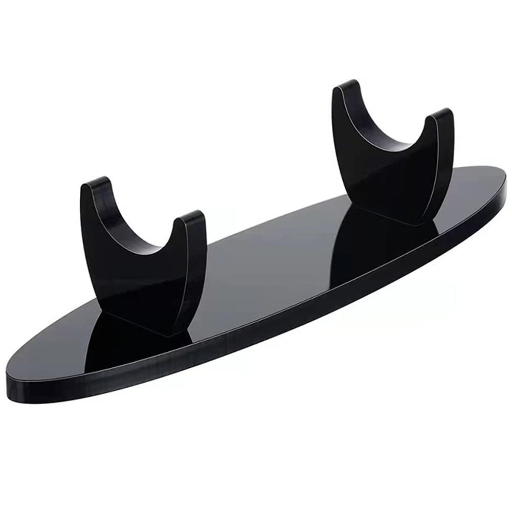 1 Piece Black Acrylic Pen & Pencil Display Stand - Plastic Organizer Rack for Fountain Pens, Ballpoint Pens & Electronics - Perfect for Office, School & Retail Store Displays