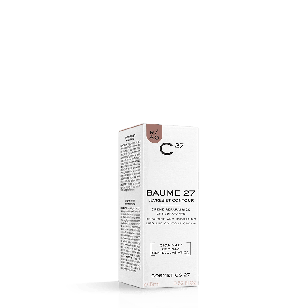 Baume 27 Lip Balm for Dry Lips - Hydrating & Nourishing Lip Care with Natural Ingredients - Perfect for Daily Moisturizing, Winter Protection & Makeup Prep