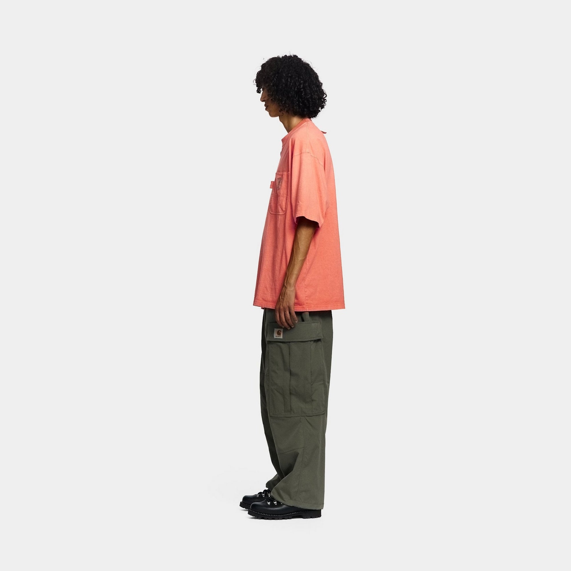 Carhartt WIP x INVINCIBLE Pigment Dyed T-Shirt - Premium Cotton Vintage Washed Tee for Men | Casual Streetwear & Urban Fashion | Perfect for Everyday Wear, Outings & Street Style