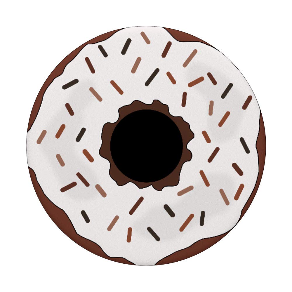 Glazed Chocolate Donut Food Sprinkles Popsocket - Phone Grip & Stand for iPhone, Samsung & Tablets | Perfect for Baking Enthusiasts & Sweet Treat Lovers