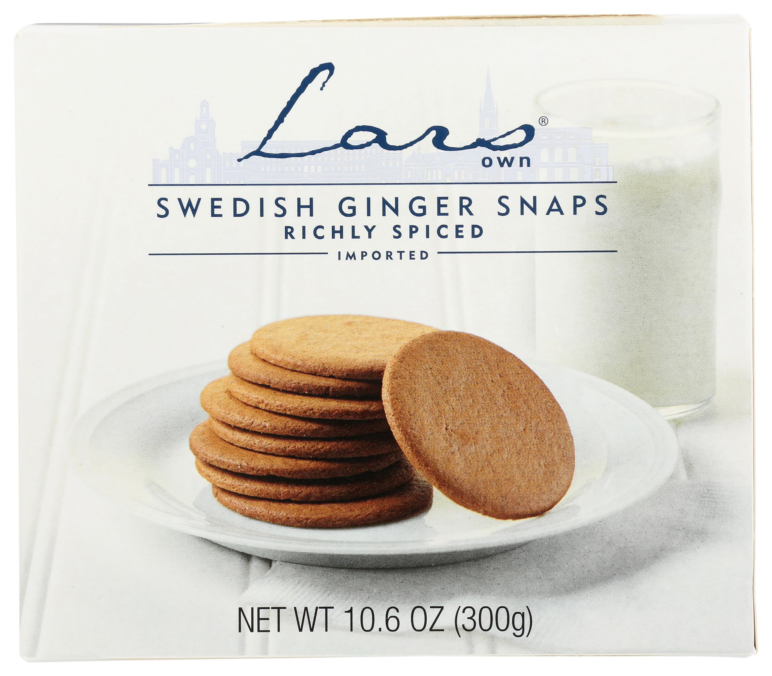 LARS OWN Ginger Snap Cookies 10.6oz - Perfect for Snacking & Gifting