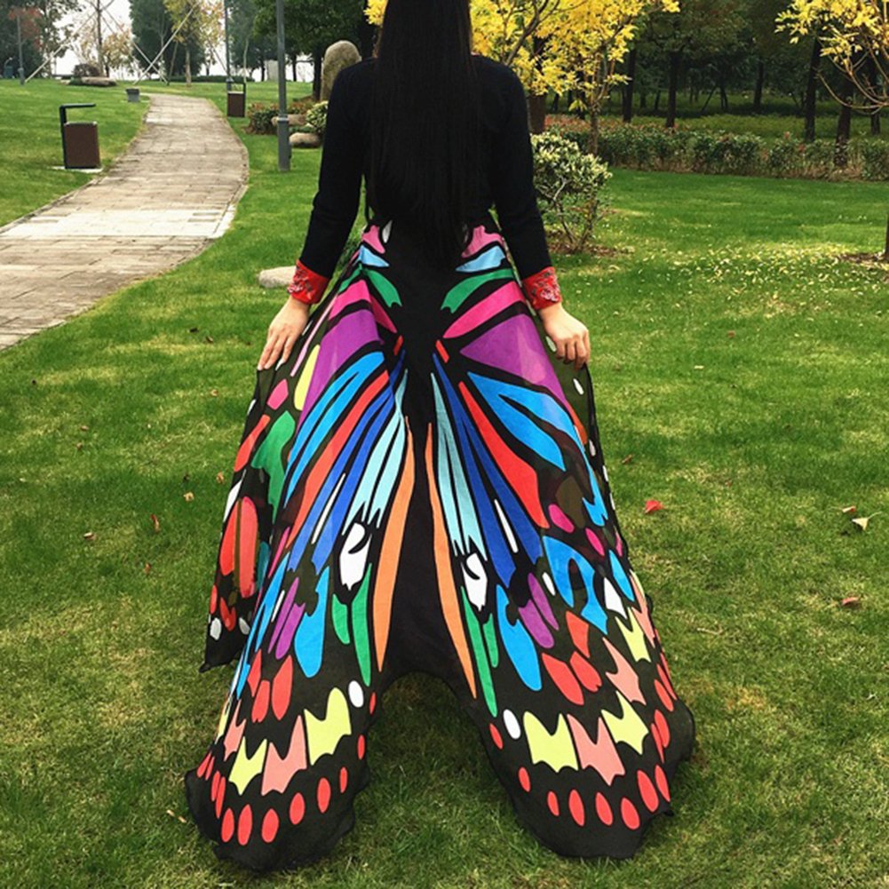 Yamalans Butterfly Beach Towel Cape Scarf for Women - Summer & Christmas Gift
