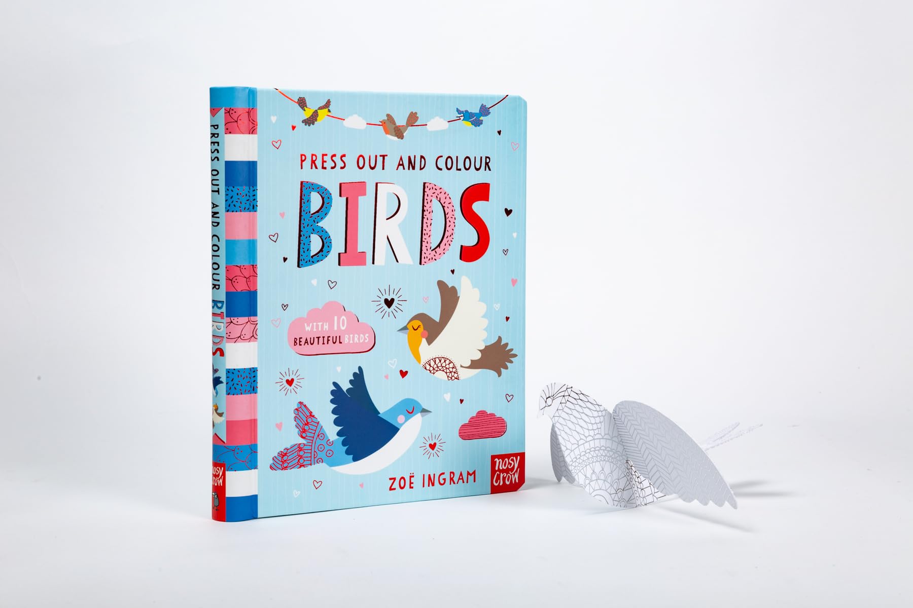 Press Out & Color Birds - DIY Bird Coloring Kit for Kids | Creative Art Activity for Home & Classroom Use