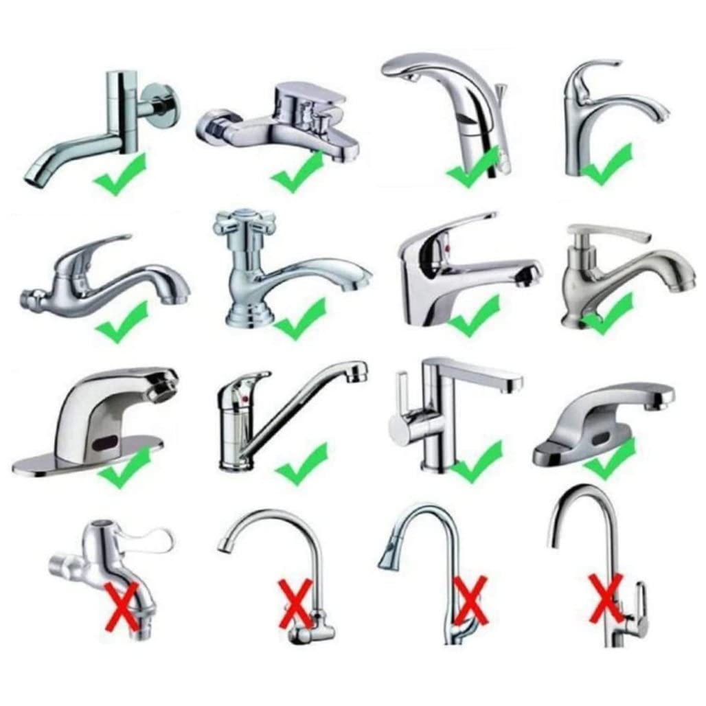 Kids Faucet Extender - Baby Bath Spout Cover for Toddlers | Safe & Fun Shark Design | Grey Bathroom Accessories for Child Safety | Perfect for Bathtub, Sink & Kitchen Use