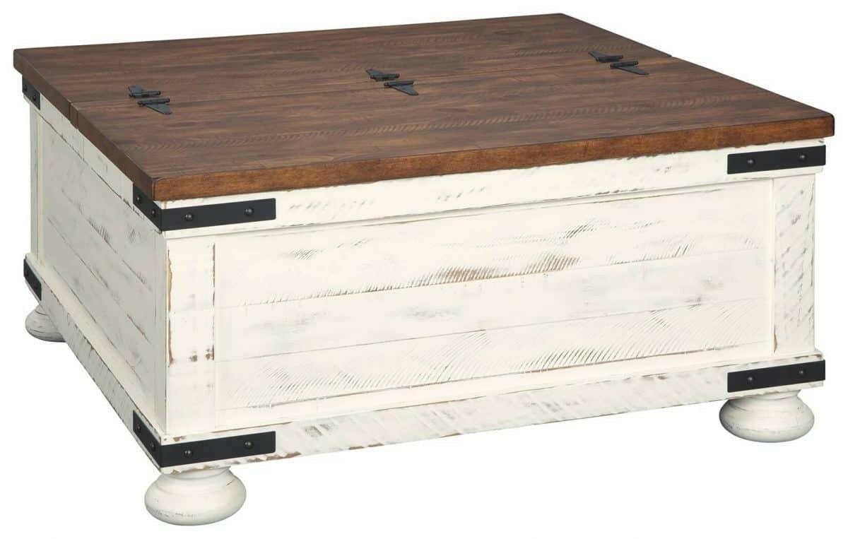 Wystfield Modern Coffee Table T459 - 20 Inch Round Wooden Living Room Table for Small Spaces | Perfect for Apartments, Condos, and Cozy Home Decor