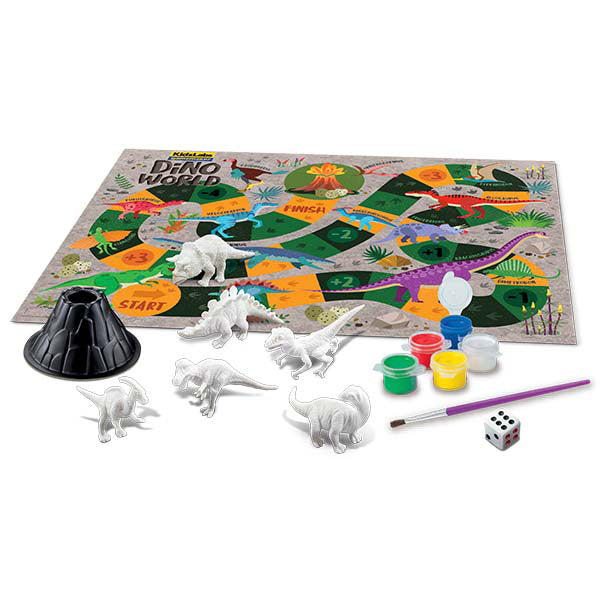 4M Kidz Labs Gamemaker & Dino World - STEM Educational Science Kit for Kids Ages 8+ - Create Your Own Board Games & Explore Prehistoric Times - Perfect for Birthday Gifts & Classroom Learning Activities