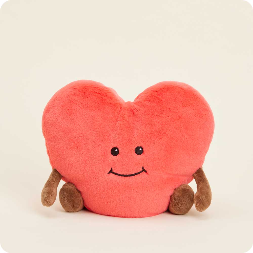 Heart Warmies Microwaveable Plush Heating Pad - Soft & Cozy for Stress Relief, Pain Relief & Comfort - Perfect for Relaxation, Gifts & Cold Weather