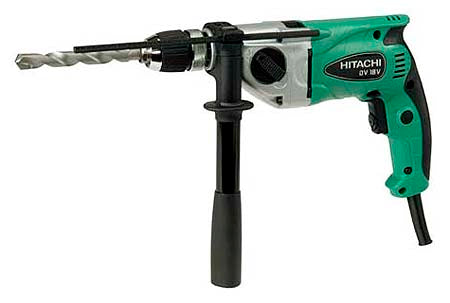 Hitachi DV18V 50Hz 690W 220V Impact Drill - Powerful Corded Hammer Drill for Wood, Metal & Concrete Drilling - Perfect for Construction, DIY Projects & Home Renovations
