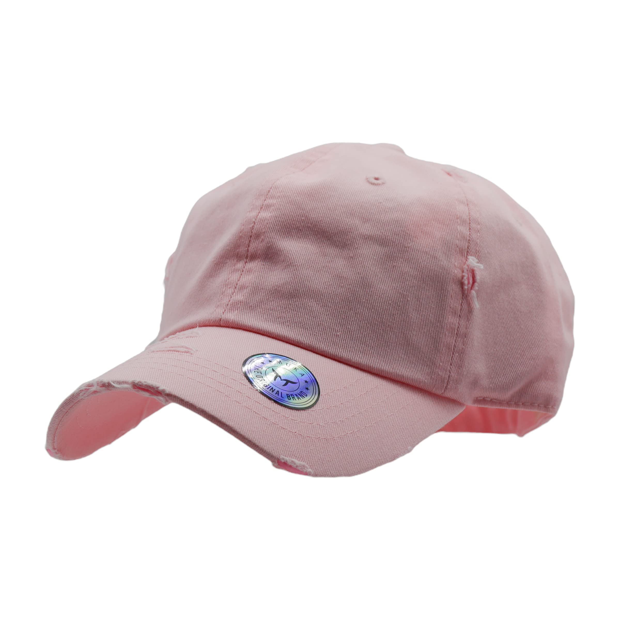 Vintage Washed Distressed Dad Hat - Cotton Adjustable Baseball Cap for Men & Women - Solid Color Plain Blank Unisex Hat for Outdoor Sports, Casual Wear & Street Fashion