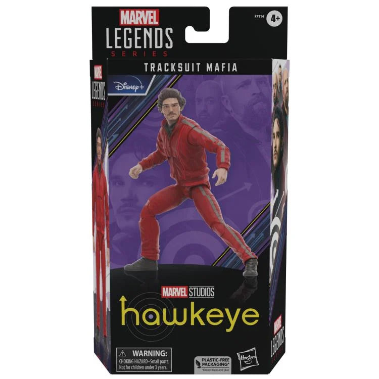 Hawkeye Marvel Legends Tracksuit Mafia Action Figure - Collectible 6-Inch Scale Toy for Display & Play | Perfect for Marvel Fans & Collectors