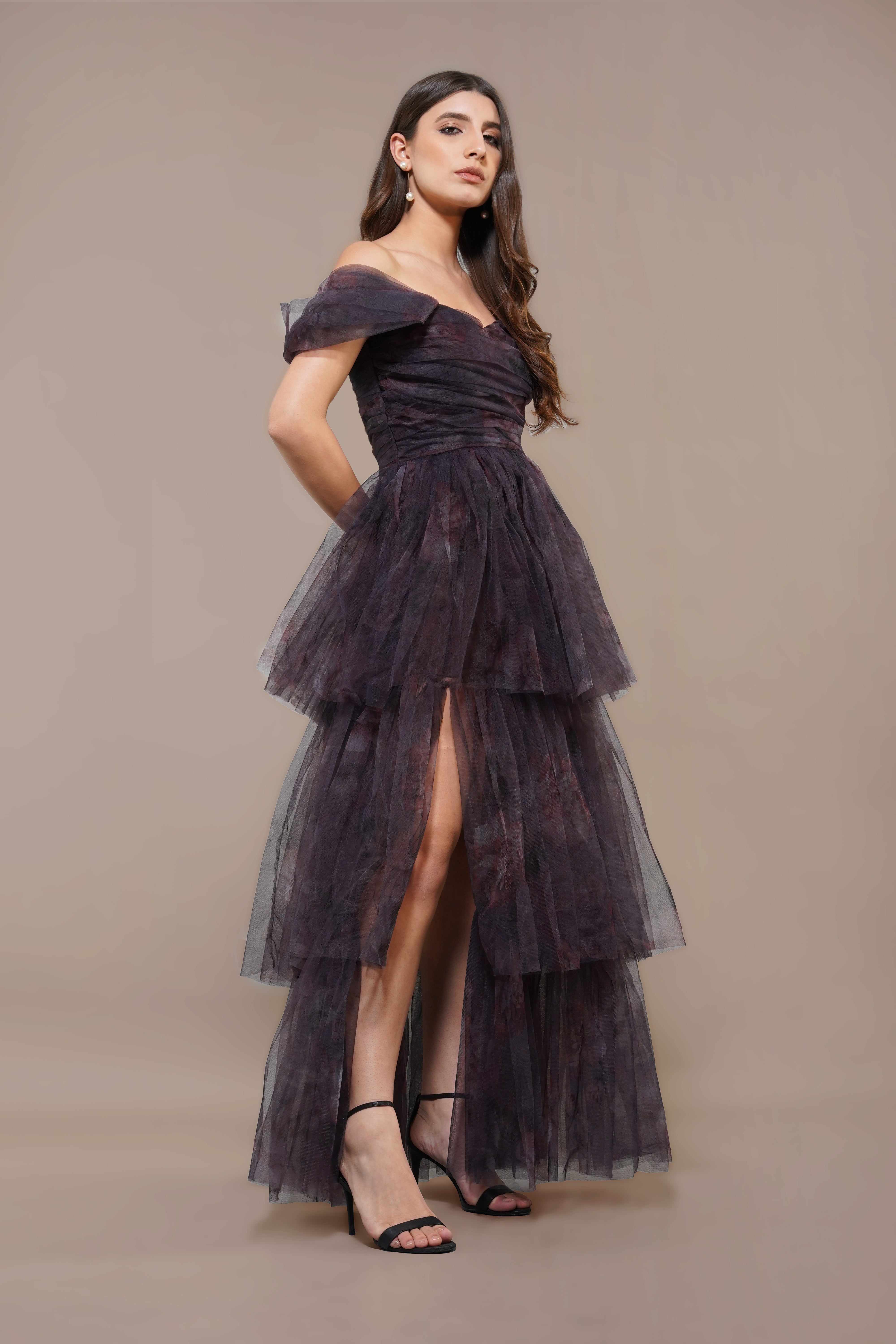 Sydney Maxi Dress in Plum Floral - Elegant Long Flowy Summer Dress for Women | Perfect for Beach Vacations, Weddings & Date Nights