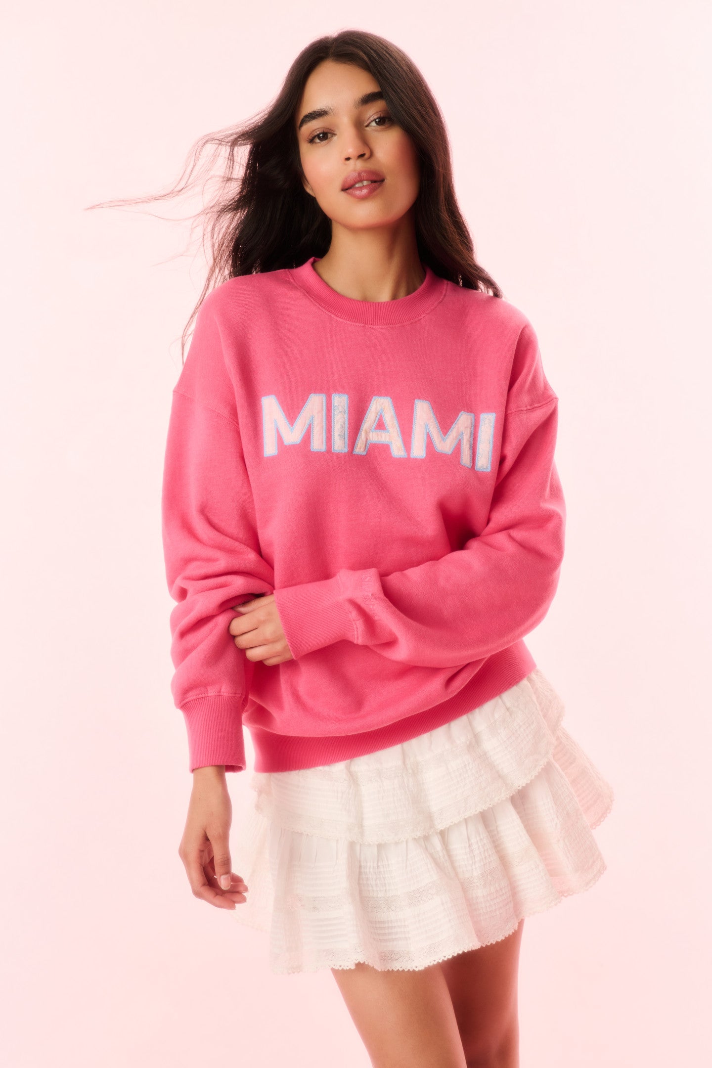 Palo City Pullover Sweatshirt - Cherry Kiss Miami Design - Cozy & Stylish Unisex Hoodie for Casual Wear, Street Fashion & Outdoor Activities