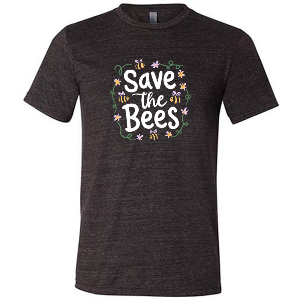 Save The Bees Unisex T-Shirt - Eco-Friendly Cotton Tee for Beekeepers & Nature Lovers | Perfect for Earth Day & Environmental Awareness Events