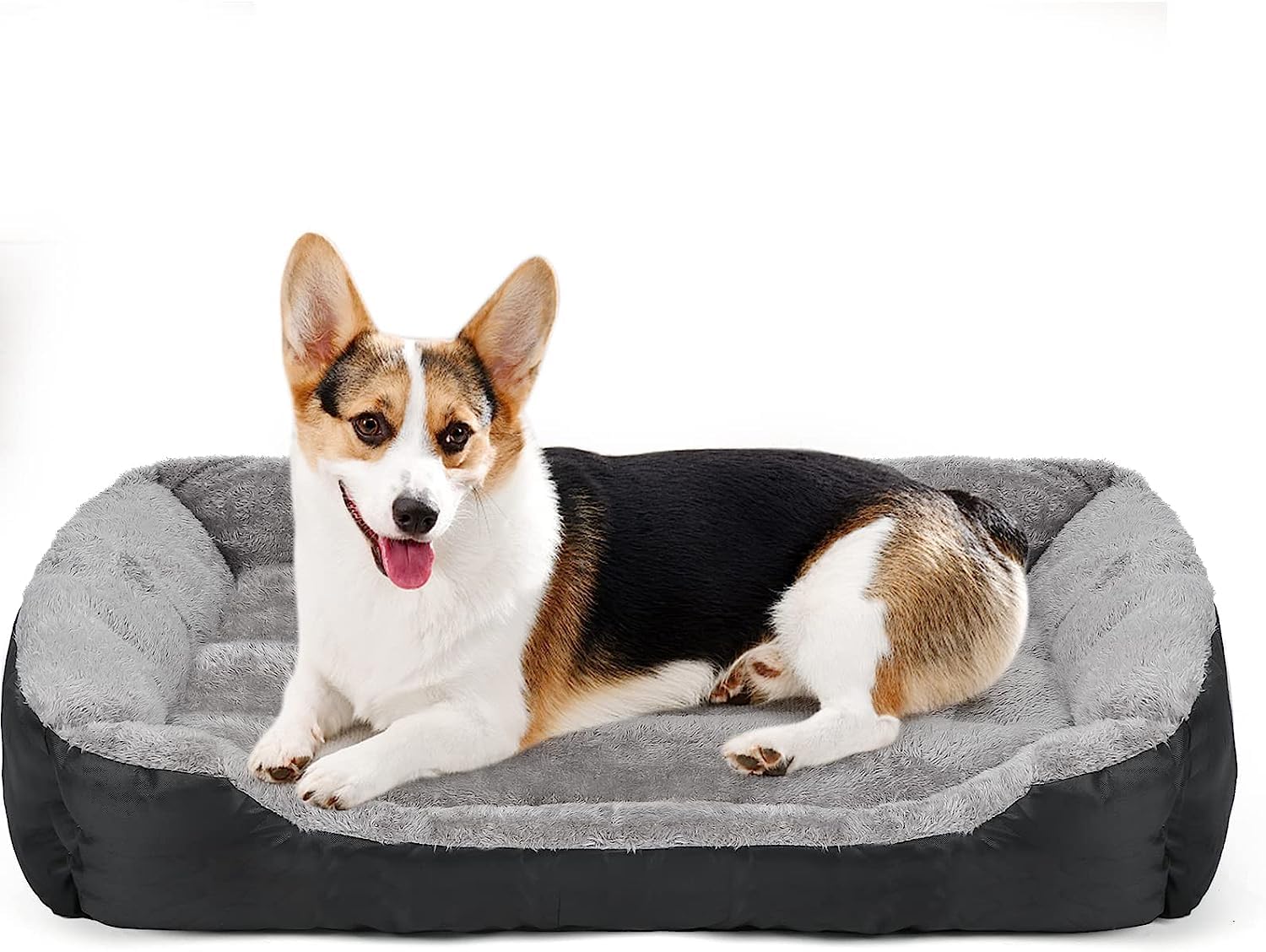 DogBaby Washable Rectangle Dog Bed for Large Dogs - Comfortable & Breathable Pet Bed (Medium 28