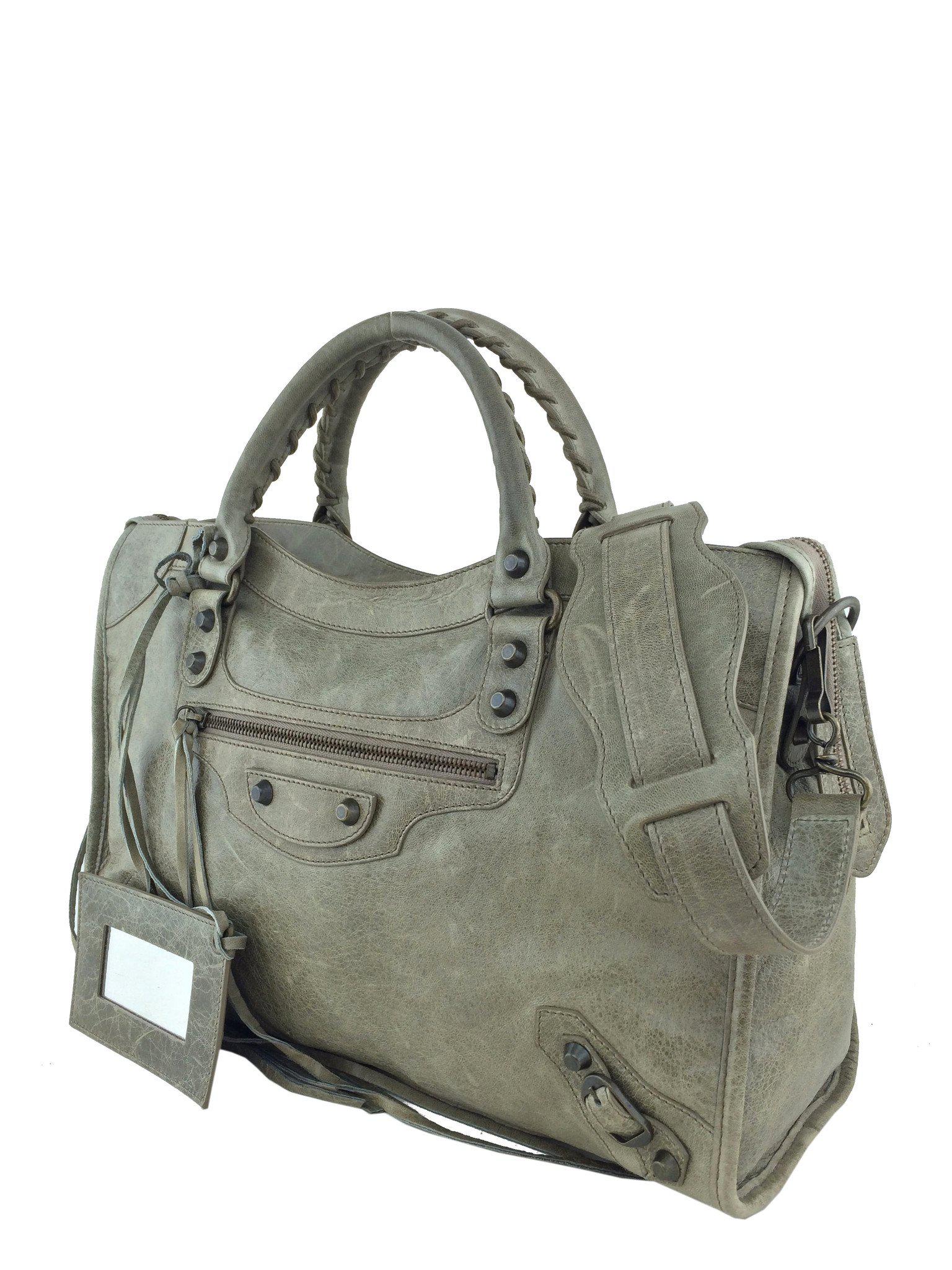 Balenciaga Classic City Bag in Lambskin Leather - Luxury Designer Handbag for Women, Perfect for Work, Travel & Everyday Use