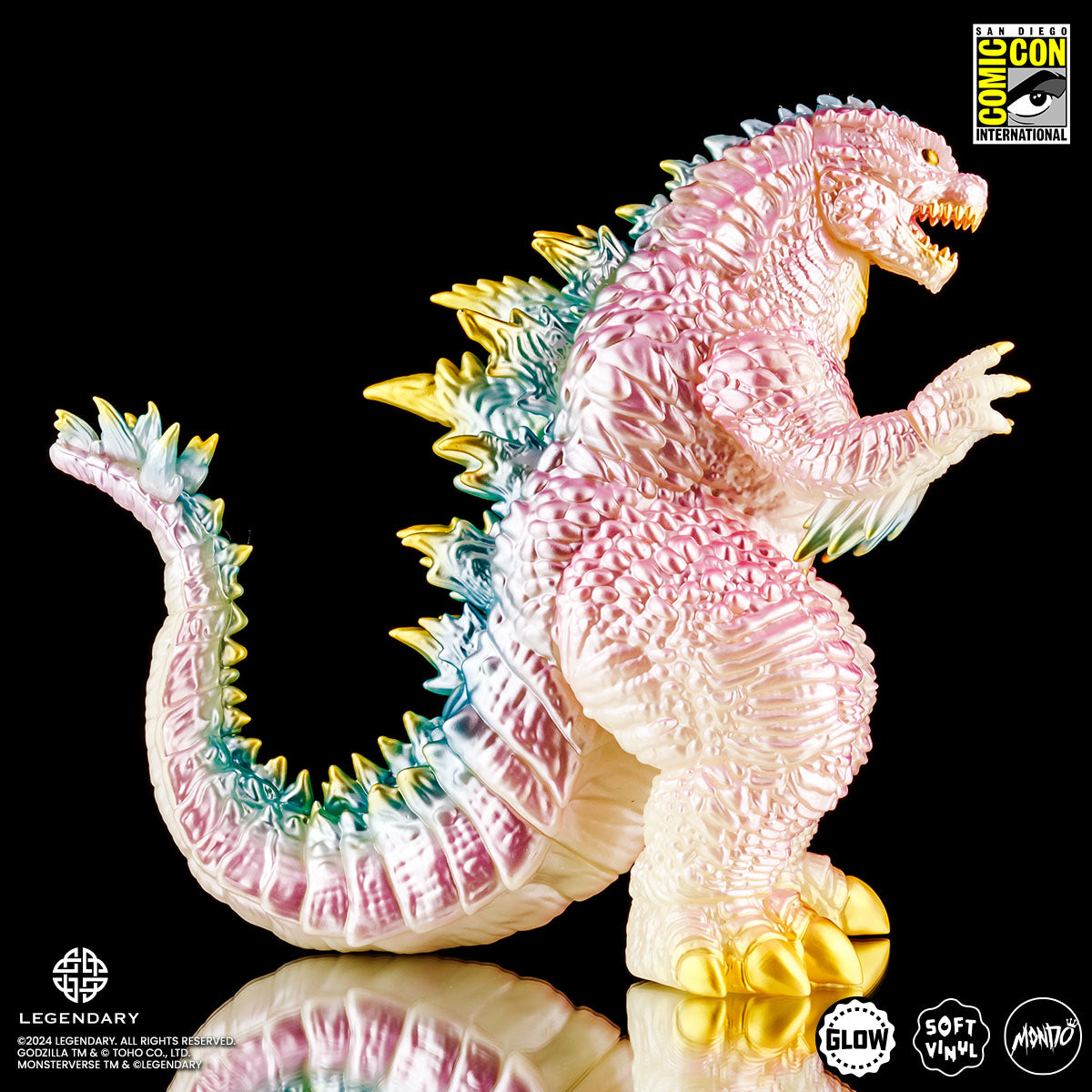 Godzilla x Kong: The New Empire Soft Vinyl Figure - Cherry Blossom Glow in The Dark Collectible | Perfect for Movie Fans, Anime Collectors & Home Decor | Great Gift for Godzilla Lovers