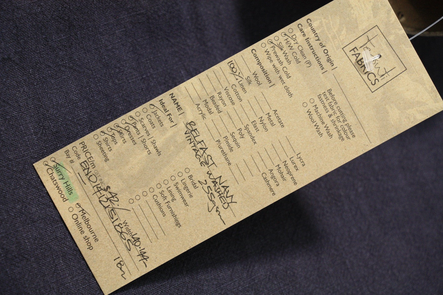 Vintage Washed Linen Shirt - Belfast Navy Blue - Comfortable & Breathable for Casual Wear, Travel & Summer Outfits