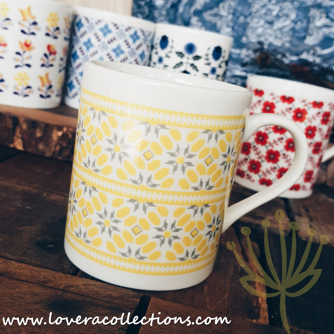 Japanese Fabric Gift Set with Matching Mugs - 65% Off Clearance Sale - Perfect for Home Decor, Tea Time & Thoughtful Presents