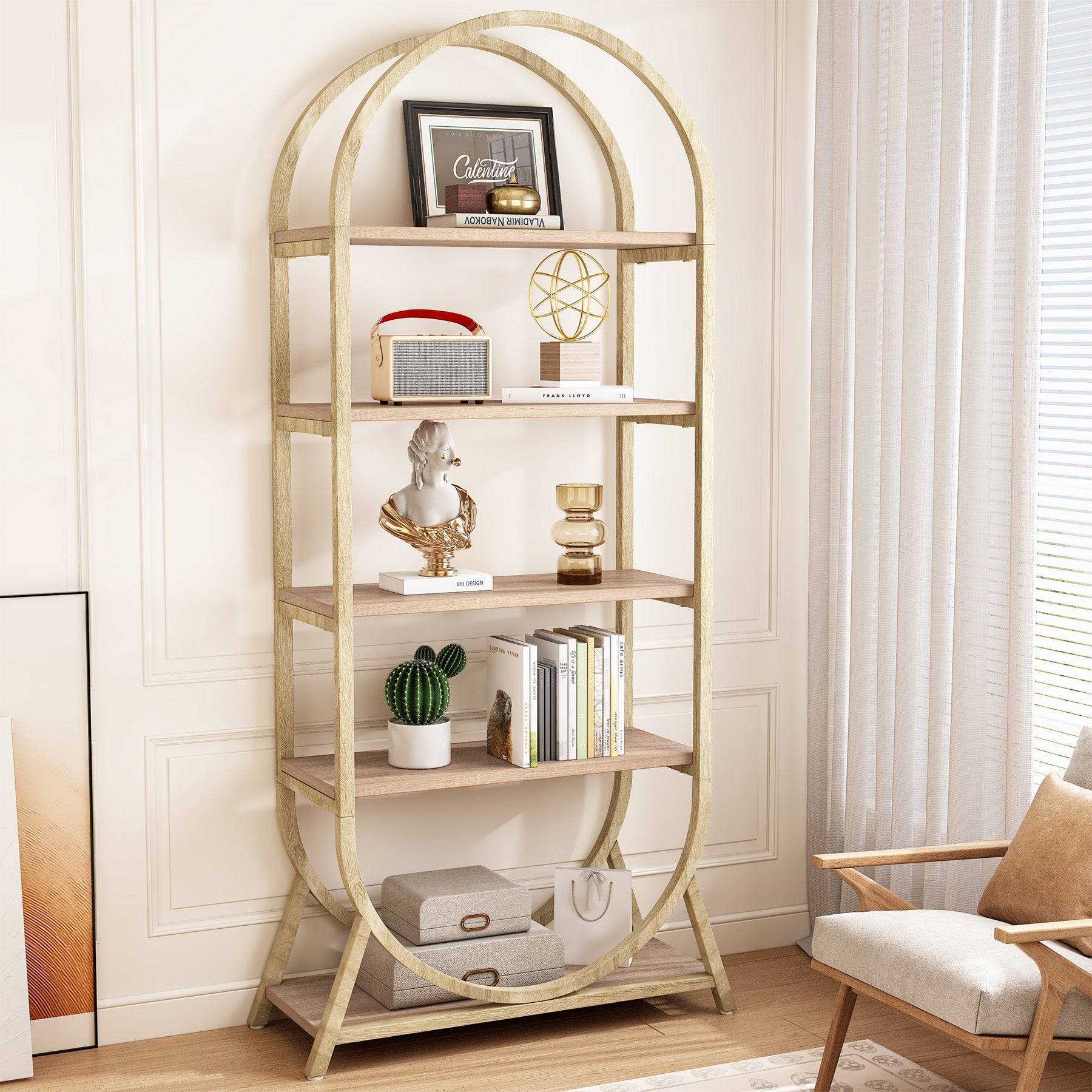 5 Tier Bookshelf - 70.8