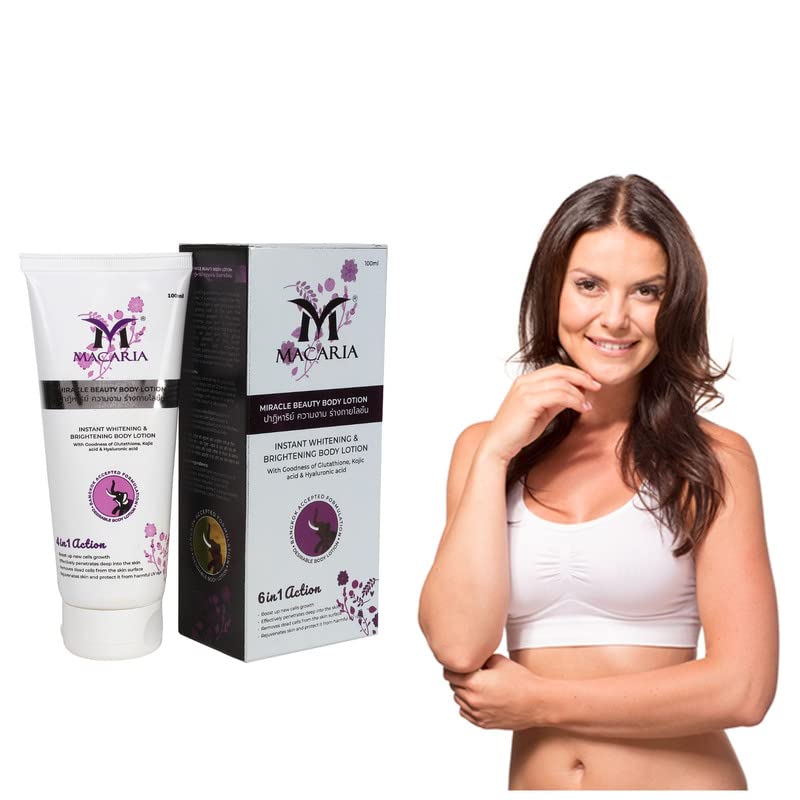 Miracle Beauty SPF Body Lotion for Men & Women - Skin Whitening & Moisturizing Cream with Sun Protection | Daily Hydration for Face & Full Body Care