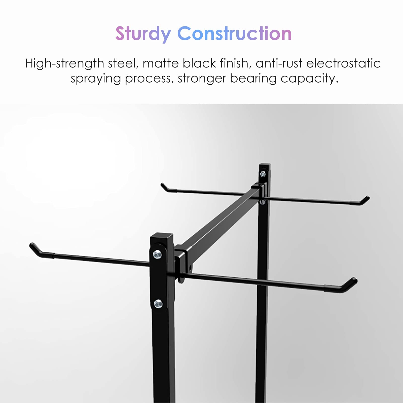 Commercial Yoga Mat Hanger Cart - Holds 40 Mats | Yoga Studio Storage Organizer for Exercise Mats, Foam Rollers & Resistance Bands | Perfect for Gym, Fitness Center & Home Yoga Practice