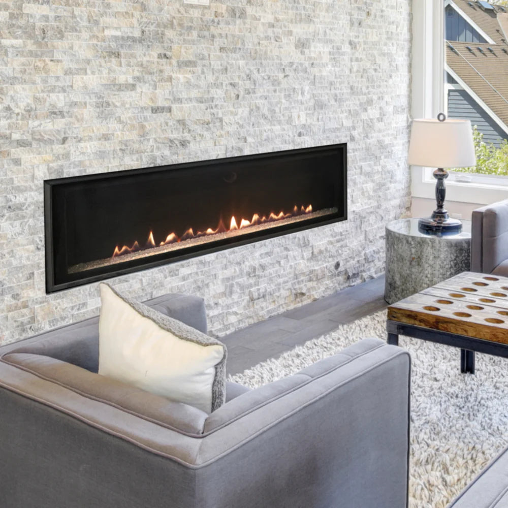 Empire Loft 46 Inch Direct Vent Gas Fireplace - DVL46 - Perfect for Living Rooms, Bedrooms & Outdoor Spaces - Efficient Heating & Stylish Design