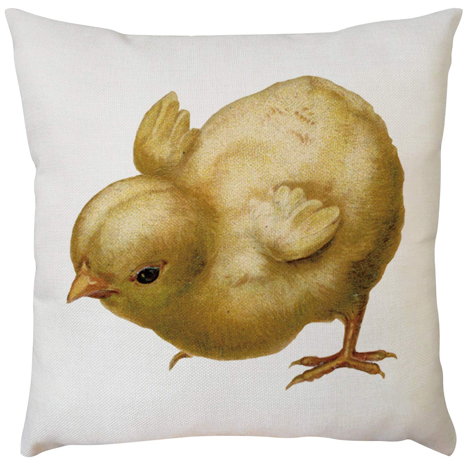 ZDFER Easter Rabbit Pillow Cover - Soft Cotton Cushion Case for Sofa, Bed, Home Decor (White/Grey/Pink) - Perfect for Easter Decorations, Living Room Accents & Seasonal Home Styling