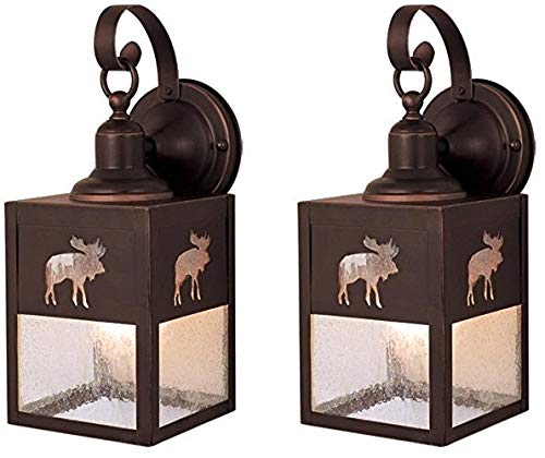 2 Pack Outdoor Wall Lights - Durable Waterproof Exterior Sconce for Porch, Garden, and Patio Lighting - Energy Efficient LED One Light Fixture