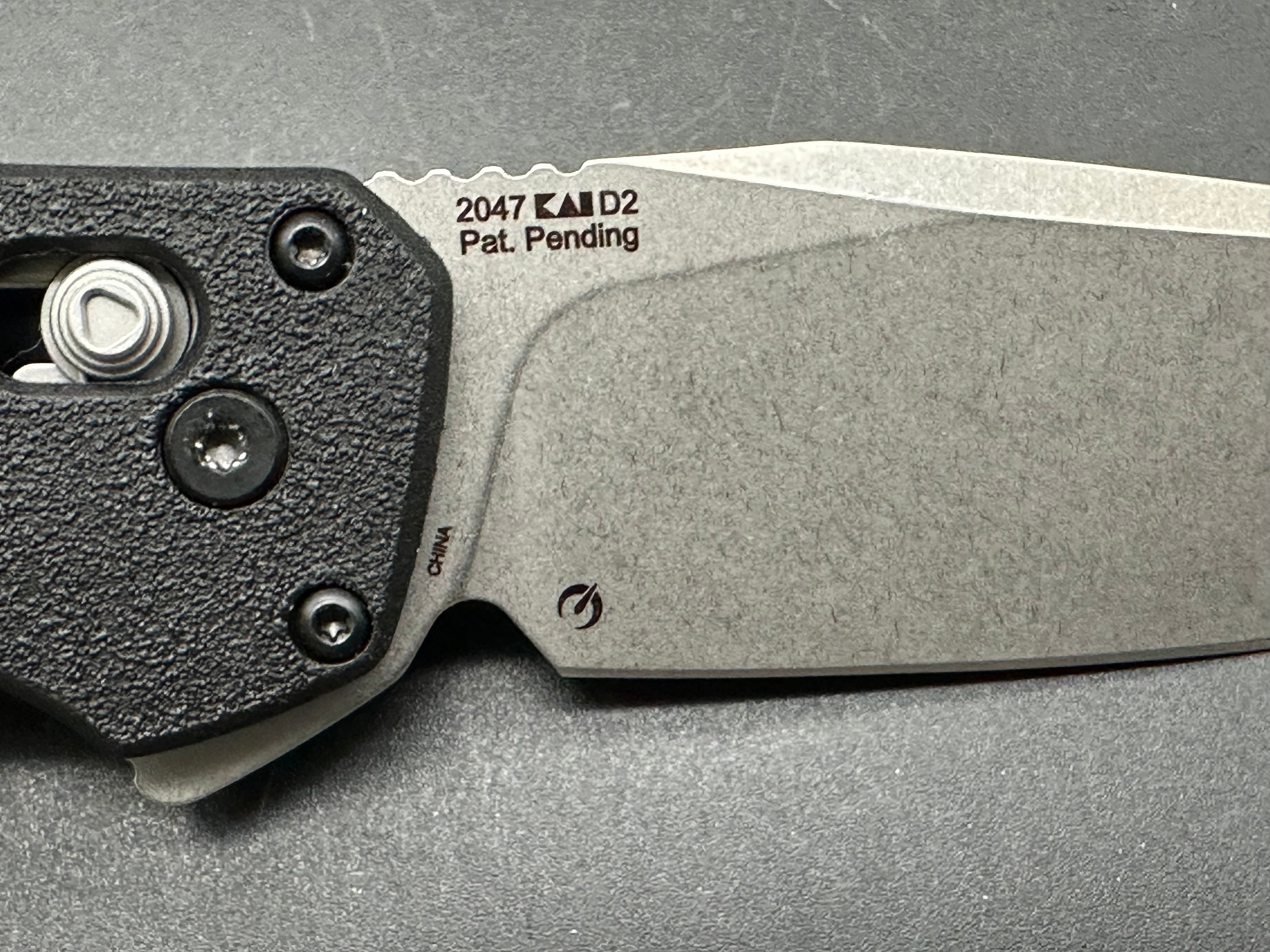 Kershaw Layup D2 Folding Knife - Stonewash Blade & Black GRN Handle - EDC Pocket Knife for Camping, Hiking, Survival and Everyday Carry