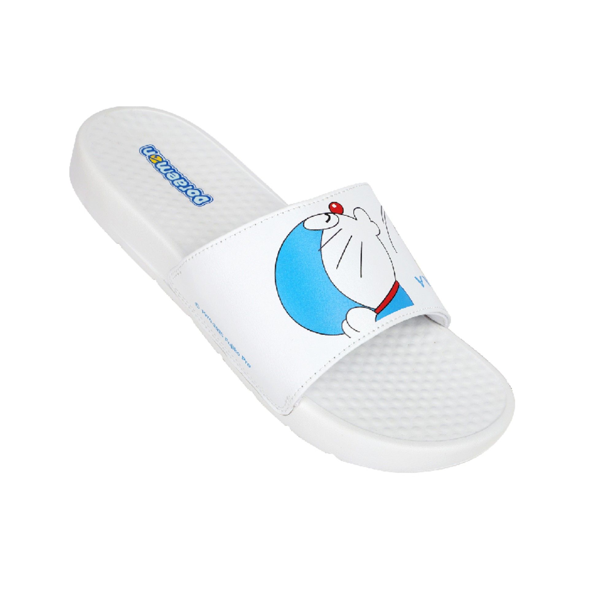 Victor X Doraemon 008DRM A White Slippers - Soft Indoor House Shoes for Men & Women - Perfect for Home, Lounge, and Dorm Comfort