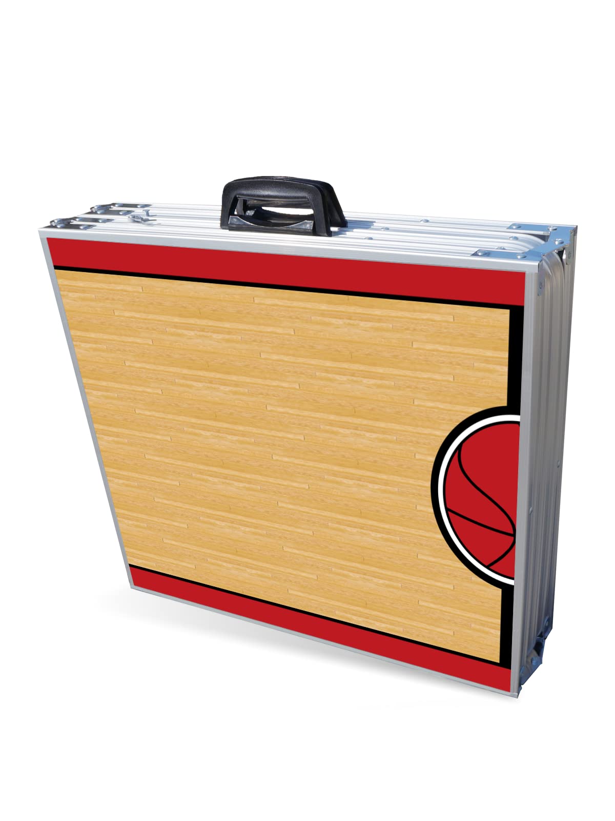 8-Foot Folding Portable Beer Pong Table with Optional Cup Holders & LED Lights - Outdoor Party Game for Backyard, Tailgate, College Events (Choose Your Size)