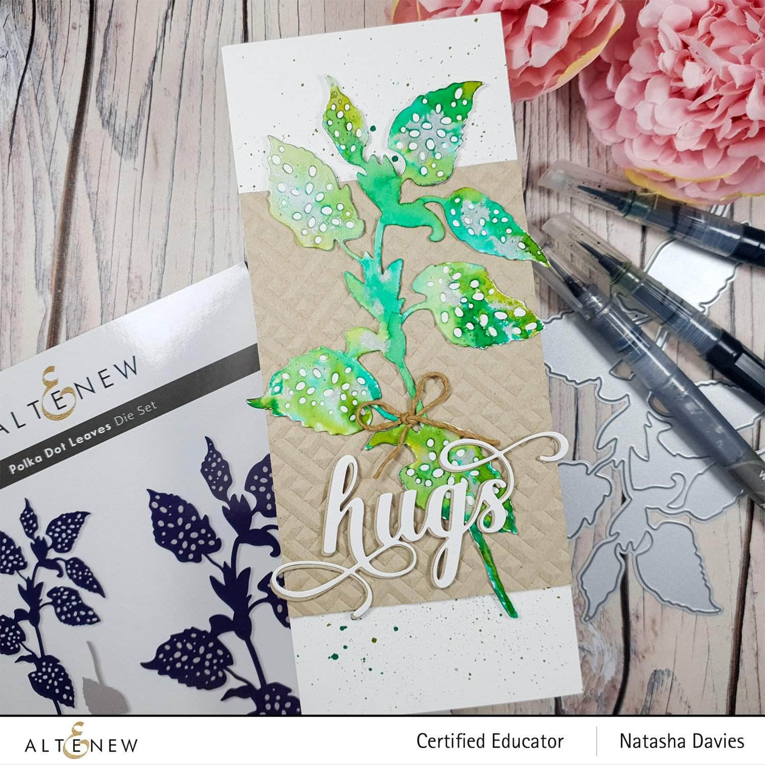 Polka Dot Leaves Die Set for Scrapbooking, Card Making, and DIY Crafts - Perfect for Paper Cutting, Stamping, and Home Decor Projects