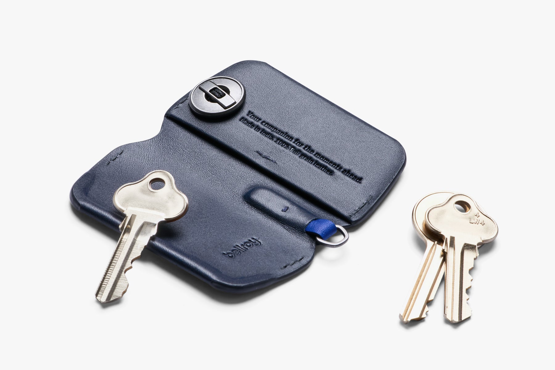 Bellroy Key Cover Plus Third Edition - Premium Leather Key Organizer for Keys, Cards & Cash | Slim & Durable RFID Protection | Perfect for Travel, Work & Everyday Carry (EDC)
