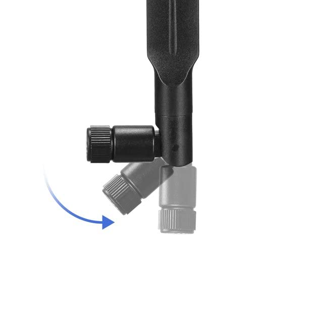 2-Pack 10dBi 4G LTE SMA Male Antenna with Inner Pin - High Gain Cellular Antenna for Wireless CPE Routers, Hotspots, IoT Gateways, Trail Cameras & Outdoor Security Cameras - Perfect for Remote Monitoring, Industrial IoT & Outdoor Connectivity