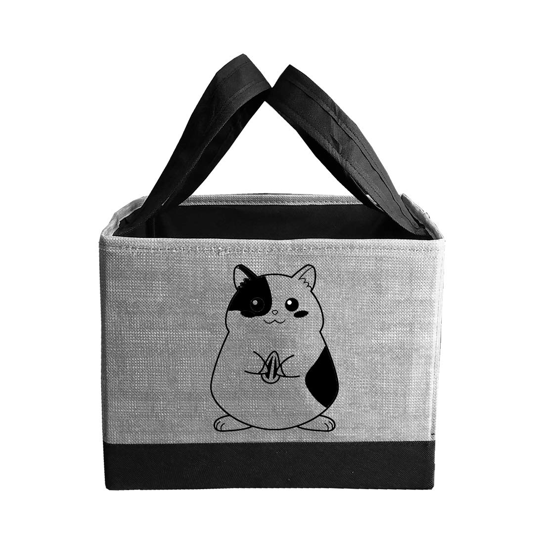 PrettyKrafts Kids Toy Storage Box - Grey Jute Organizer for Toys, Books & Crafts | Perfect for Playrooms, Bedrooms & Daycare Organization